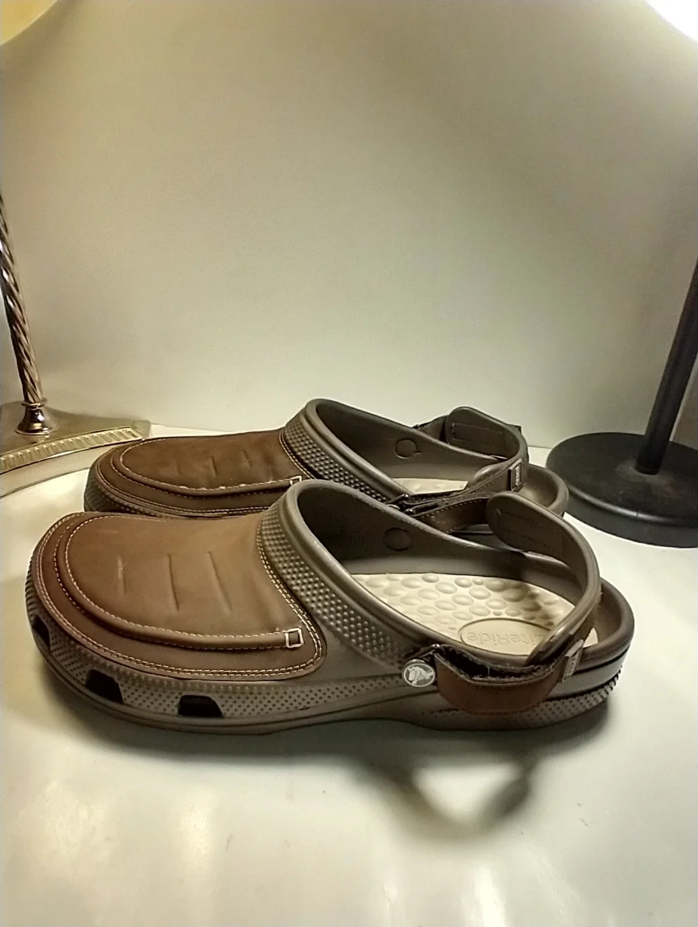 Crocs Yukon Vista II LiteRide Brown Clogs Shoes Men's sz 15 - Picture 4 of 11
